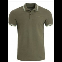 LOTTO BRODSY Polo T-Shirt Uomo Verde Militare Cotone Piquet