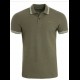 LOTTO BRODSY Polo T-Shirt Uomo Verde Militare Cotone Piquet 