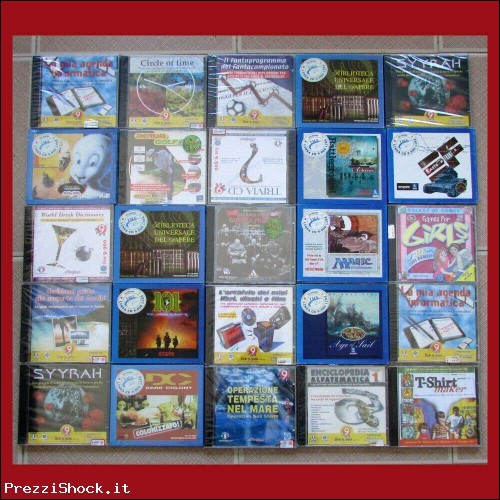 Lotto 25 CD-ROM Giochi e Vari per Computer