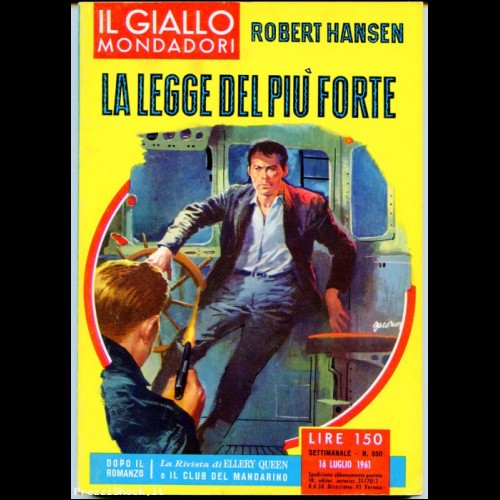 B064 Giallo Mondadori La Legge del pi Forte R. Hansen 1961