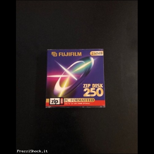 Cartuccia unit ZIP 250 MB PC formatted Fujifilm usata