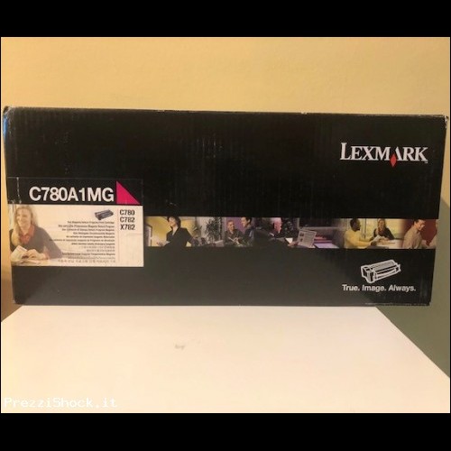 Toner magenta originale Lexmark C780A1MG nuovo