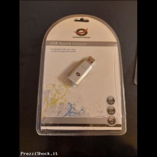 Scheda audio USB Conceptronic C08-041 nuovo