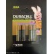 Conf. 4 pile AAA micro Duracell nuova