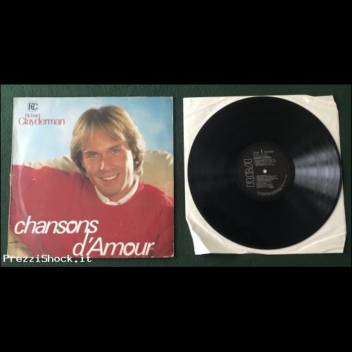 RICHARD CLAYDERMAN - Chansons d'Amour - LP 33 Giri