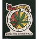 Adesivo Vintage - A SPLIFF A DAY KEEPS THE DOCTOR AWAY