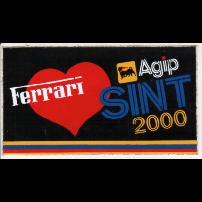 Adesivo - FERRARI - AGIP - Sint 2000 - Cm. 12 X 7