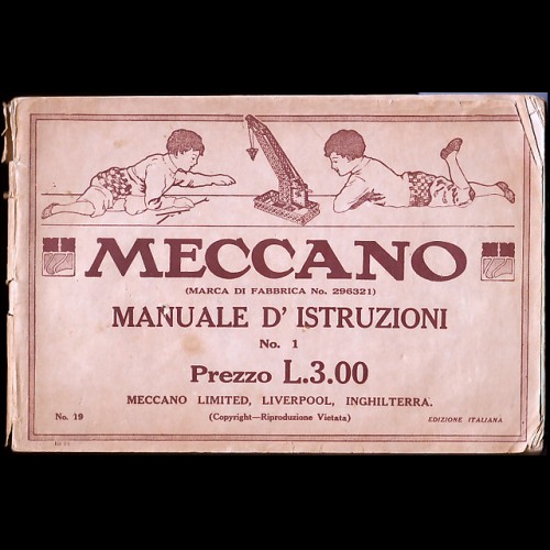 Il Meccano: manuale e catalogo primi 900