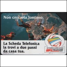 NON CERCARLA LONTANO - Scheda telefonica italiana sk158