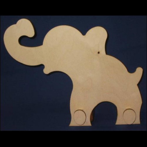 Appendiabiti elefante jumbo 45x35 decoupage hobby creativi