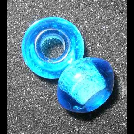 Perla azzurra 12mm in vetro