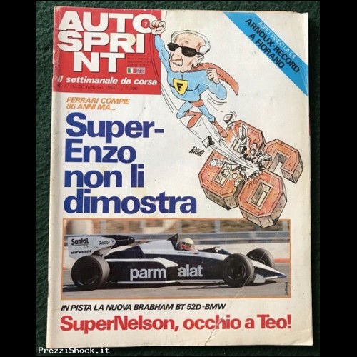 AUTOSPRINT N. 7 - Febbraio 1984 - Enzo Ferrari a 86 anni