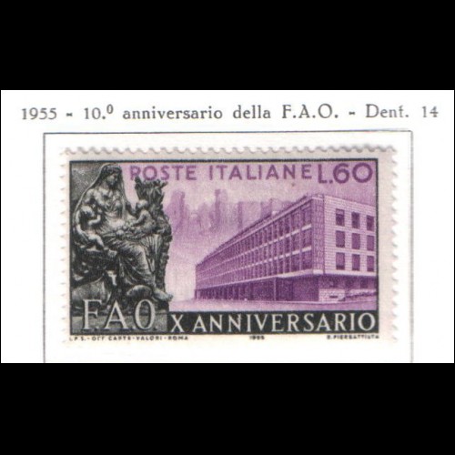 1955 - ITALIA - FAO - SERIE COMPLETA ** MNH