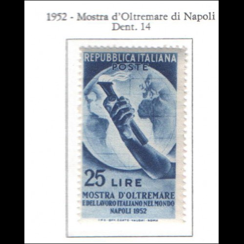 1952 ITALIA Mostra Oltremare NUOVO **