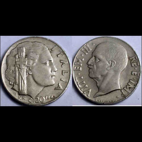 20 centesimi 1942 Vittorio Emanuele III (BB+)
