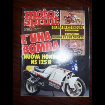MOTOSPRINT N. 7 - Febbraio 1987 - Gilera - Honda - Cagiva