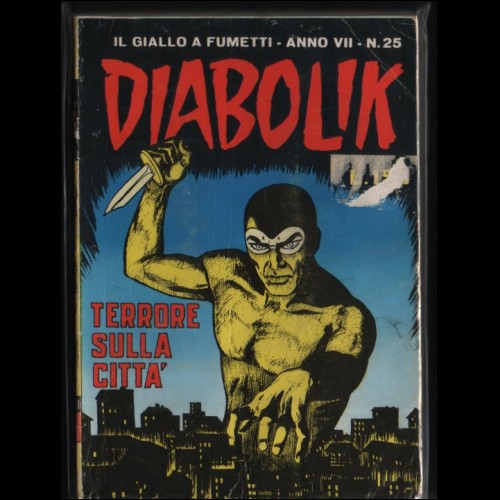DIABOLIK - TERRORE SULLA CITTA'- 9 DICEMBRE 1968 - N. 25