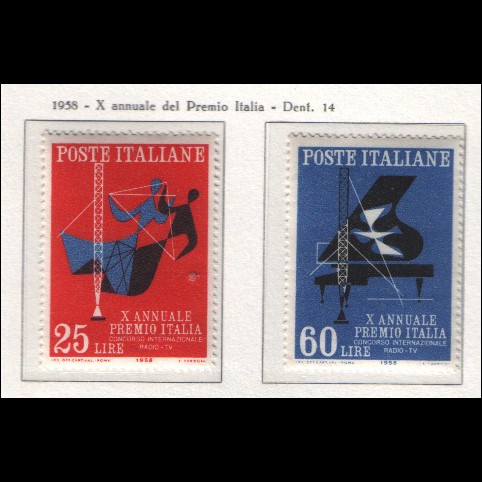 1958 Italia - X annuale del Premio Italia
