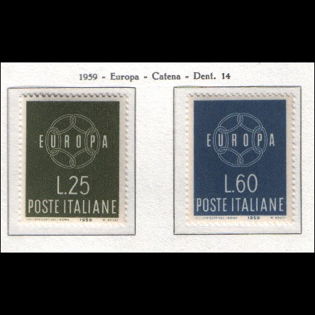 1959 Italia - Europa - 4 emissione