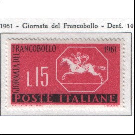 1961 Italia - 3 giornata del francobollo