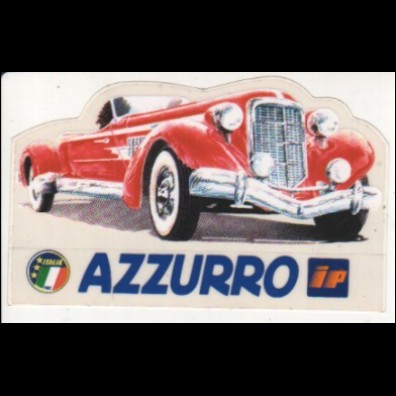 Adesivo - IP - Azzurro - Sticker Originale Vintage