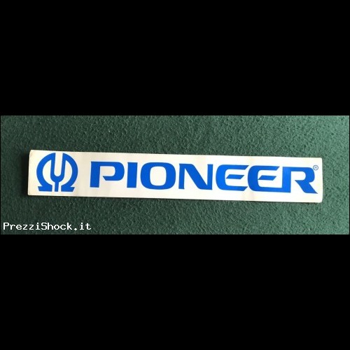 Adesivo - PIONEER - Sticker Originale Vintage