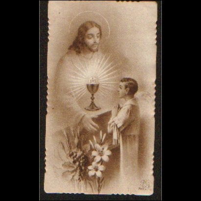 Santino - Ges Ricordo I comunione  - Holy Card  n. 629