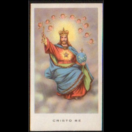 Santino - Ges Cristo RE - Holy Card  n. 229