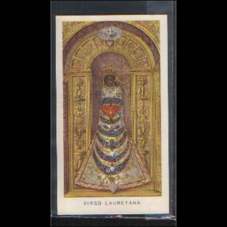Santino - Virgo  Lauretana - Holy Card n. 146