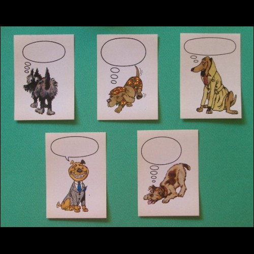 5 Stickers Panini...canini!