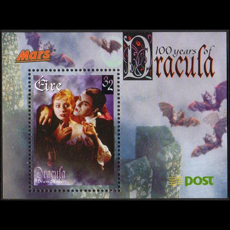 Irlanda: foglietto Dracula Mars 1997