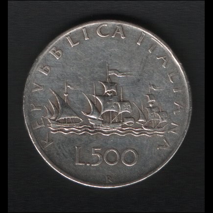 1958 - 500 LIRE ARGENTO CARAVELLE