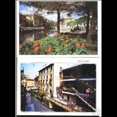 4 Cartoline di Treviso.Viaggiate Negli Anni 90