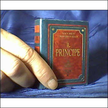Mini Libro il Principe di Nicolo' Macchiavelli