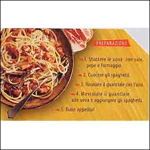 Jeps - a 10 CENTESIMI.... Spaghetti alla carbonara