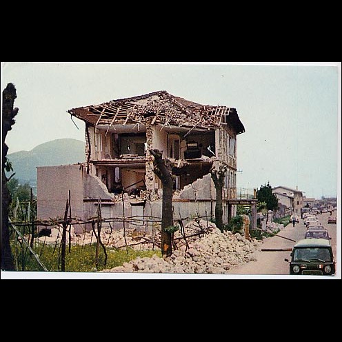 Jeps - cartolina ricordo Terremoto 76 in Friuli - Trasaghis