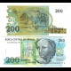Banconota Fior Di Stampa - 200 CRUZADOS - BRASILE BRASILIANI