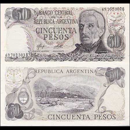 Jeps - Banconota FDS 50 pesos ARGENTINA