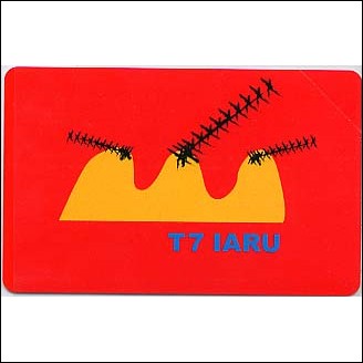 Jeps cards - S.MARINO schede NUOVE - T7 IARU rossa