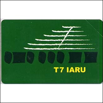 Jeps cards - S.MARINO schede NUOVE - T7 IARU verde