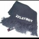 Sciarpa originale PlayBoy 100% acrilico colore nero