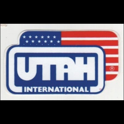 Adesivo - UTAH INTERNATIONAL - Sticker Originale Vintage