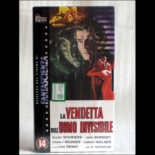 LA VENDETTA DELL'UOMO INVISIBILE - VHS