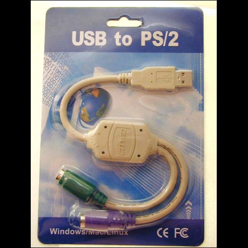 Adattatore USB per tastiera e mouse PS/2 x NOTEBOOK NUOVO