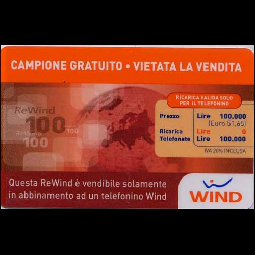 Jeps - WIND - campione gratuito - 06-2003 - lotto 254