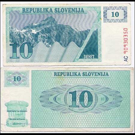 Jeps - Banconota BB 10 deset SLOVENIA