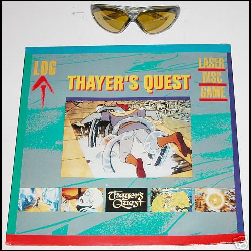 THAYER'S QUEST - SERIE DRAGON'S LAIR LASER DISC DVD