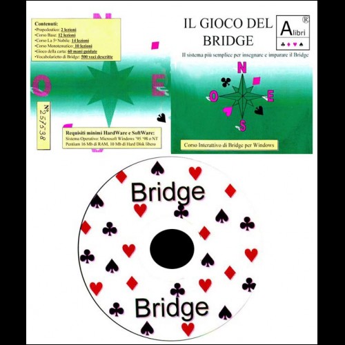 IL GIOCO DEL BRIDGE - CORSO SU CD per WINDOWS.