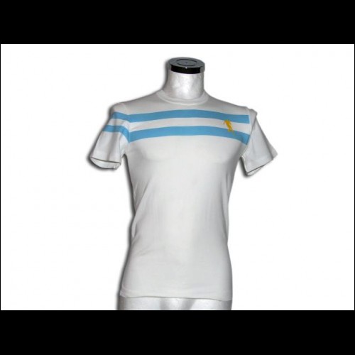 T-Shirt Bikkembergs Bianca TG S scritta dietro Argentina