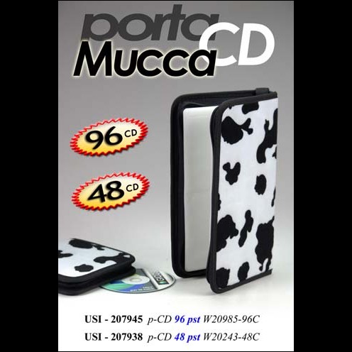 PORTA CD --MUCCA DA 48 0 96 PEZZI.